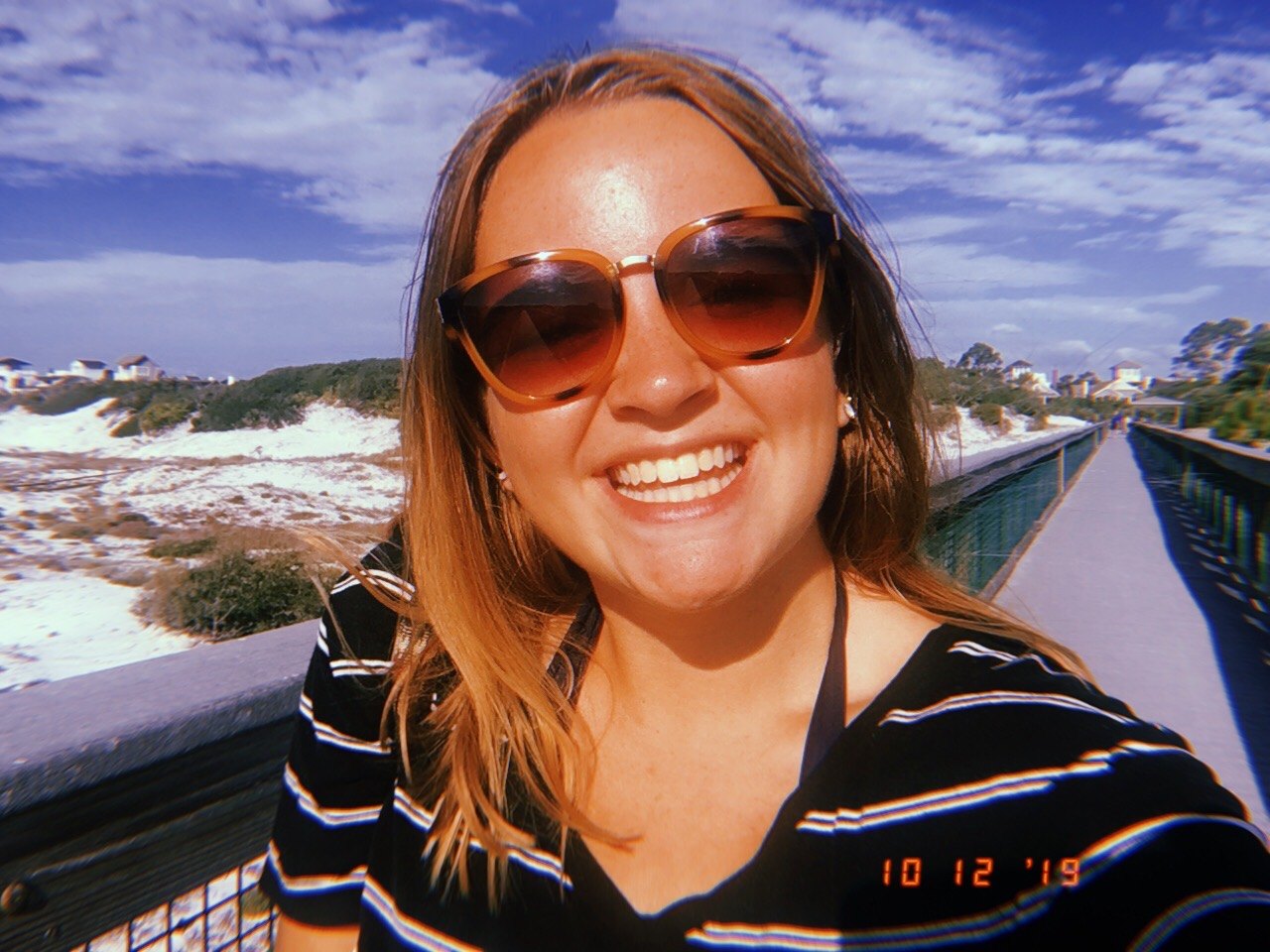 Emma at the beach, October 2019