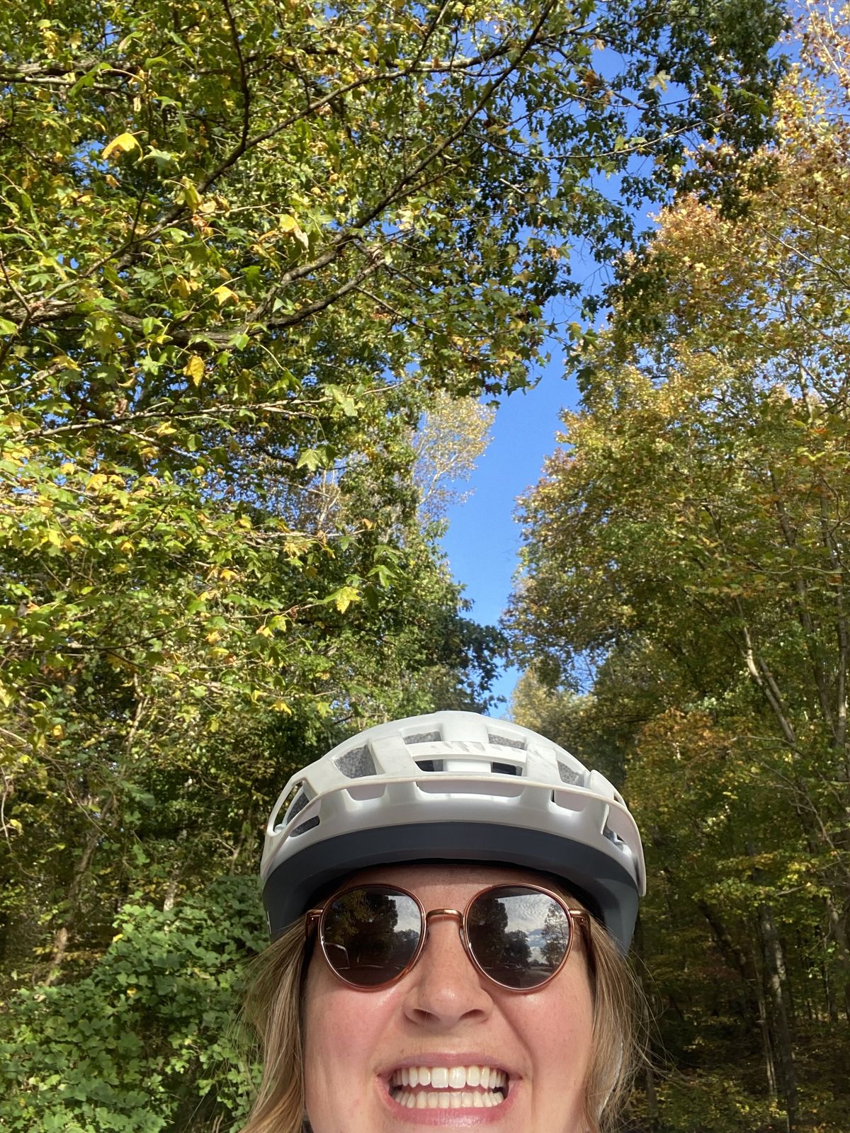 Emma biking